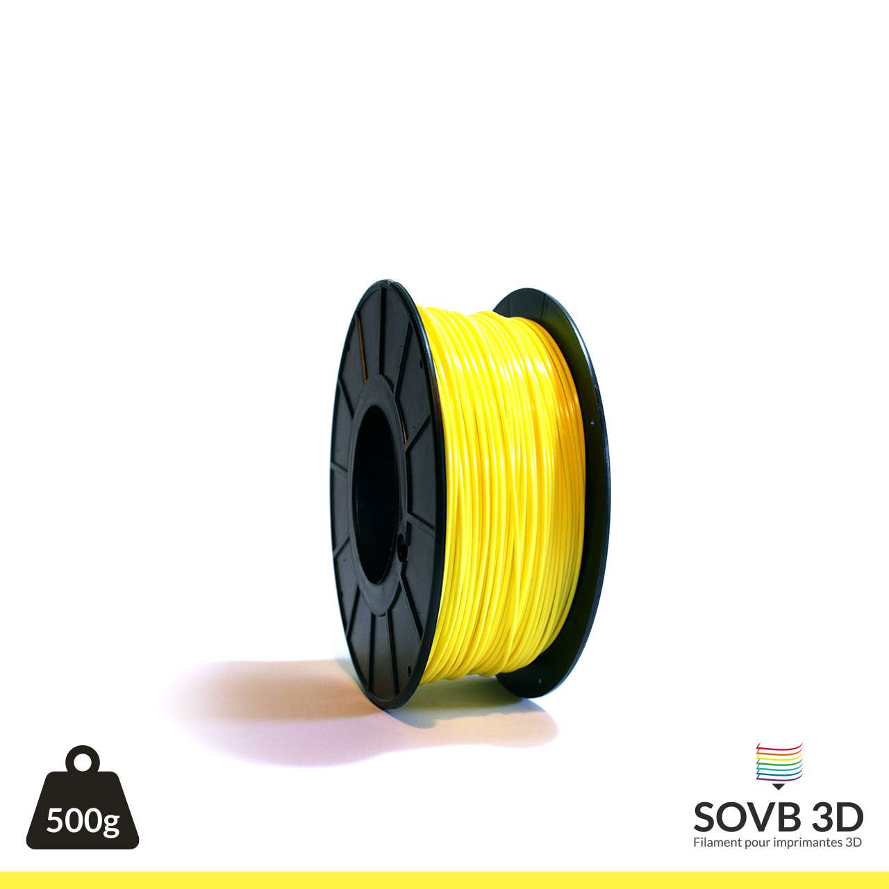Filament 3D PLA Noir 1.75mm 10Kg - SOVB 3D