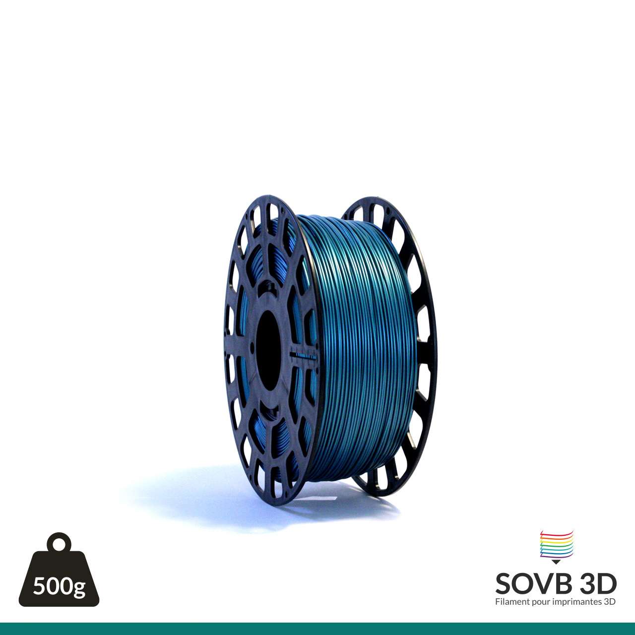 Velleman Bobine 750G filament pour imprimante 3D vert métallique à